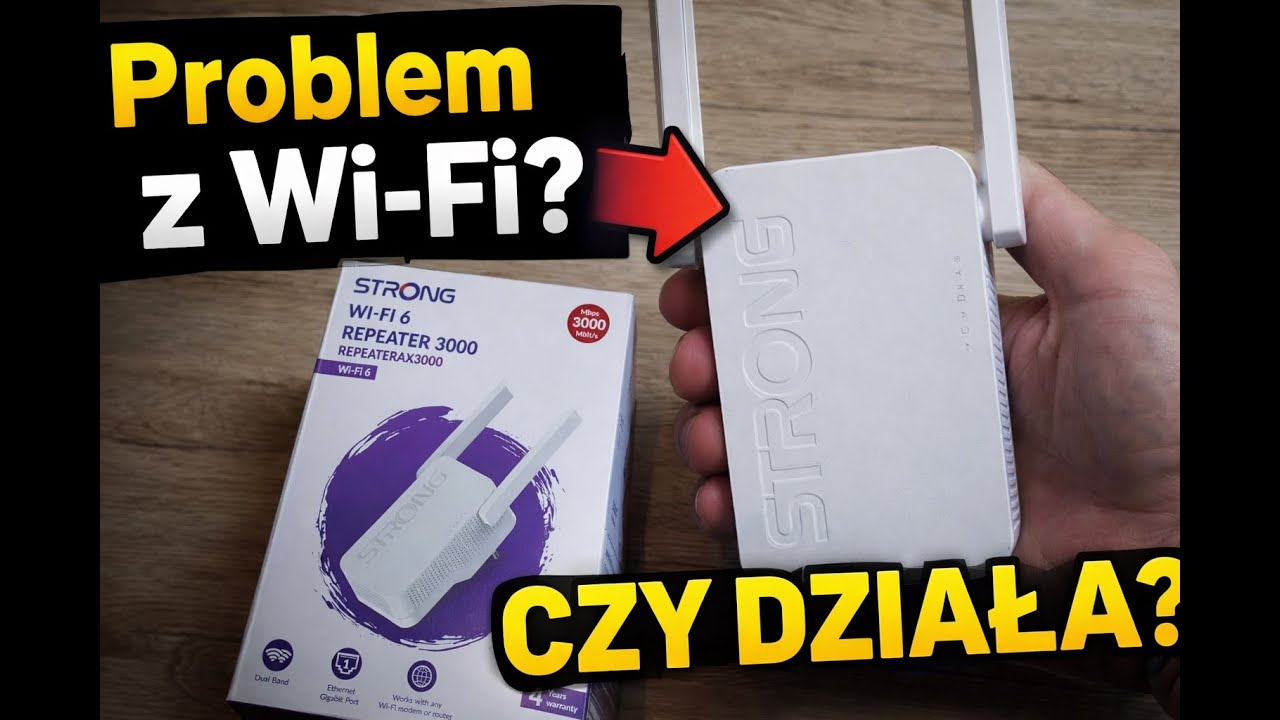 Problem z Wi-Fi? Repeater Strong Wi-Fi 6 AX3000 – czy naprawdę działa?
