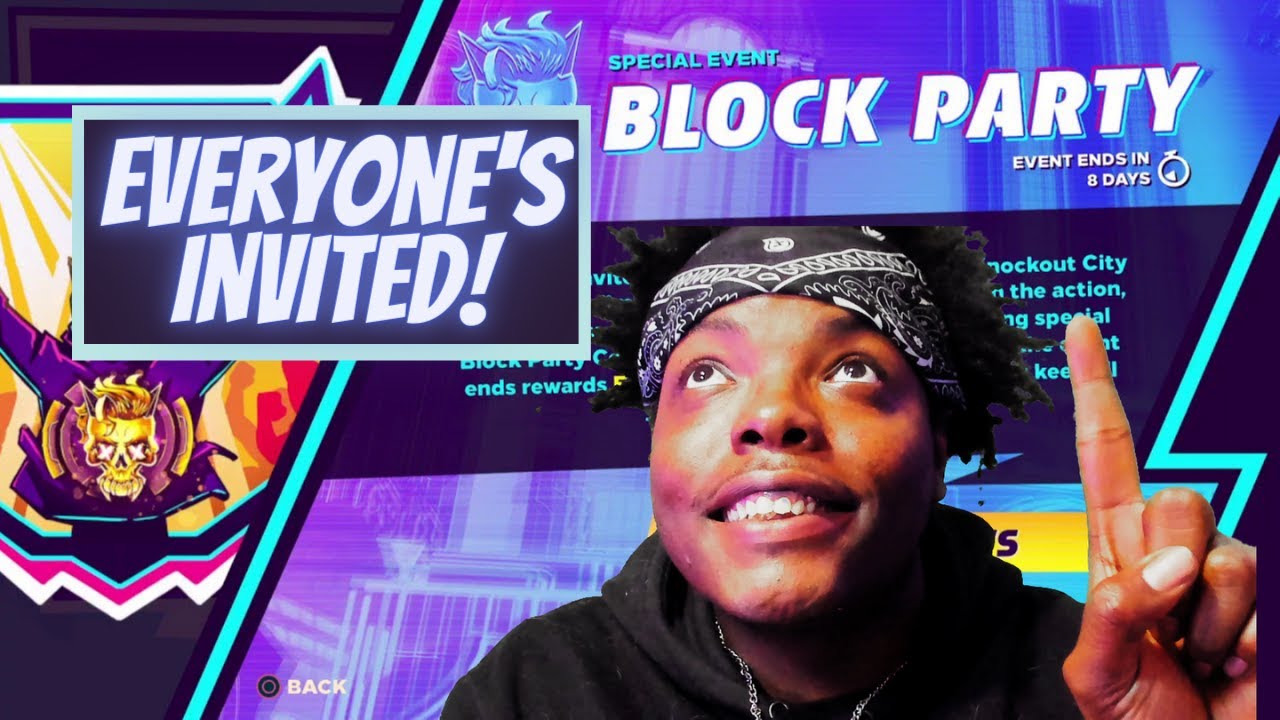 PULL UP TO THE KNOCKOUT CITY BLOCK PARTY! EVERYONE'S INVITED!! Knockout City Gameplay