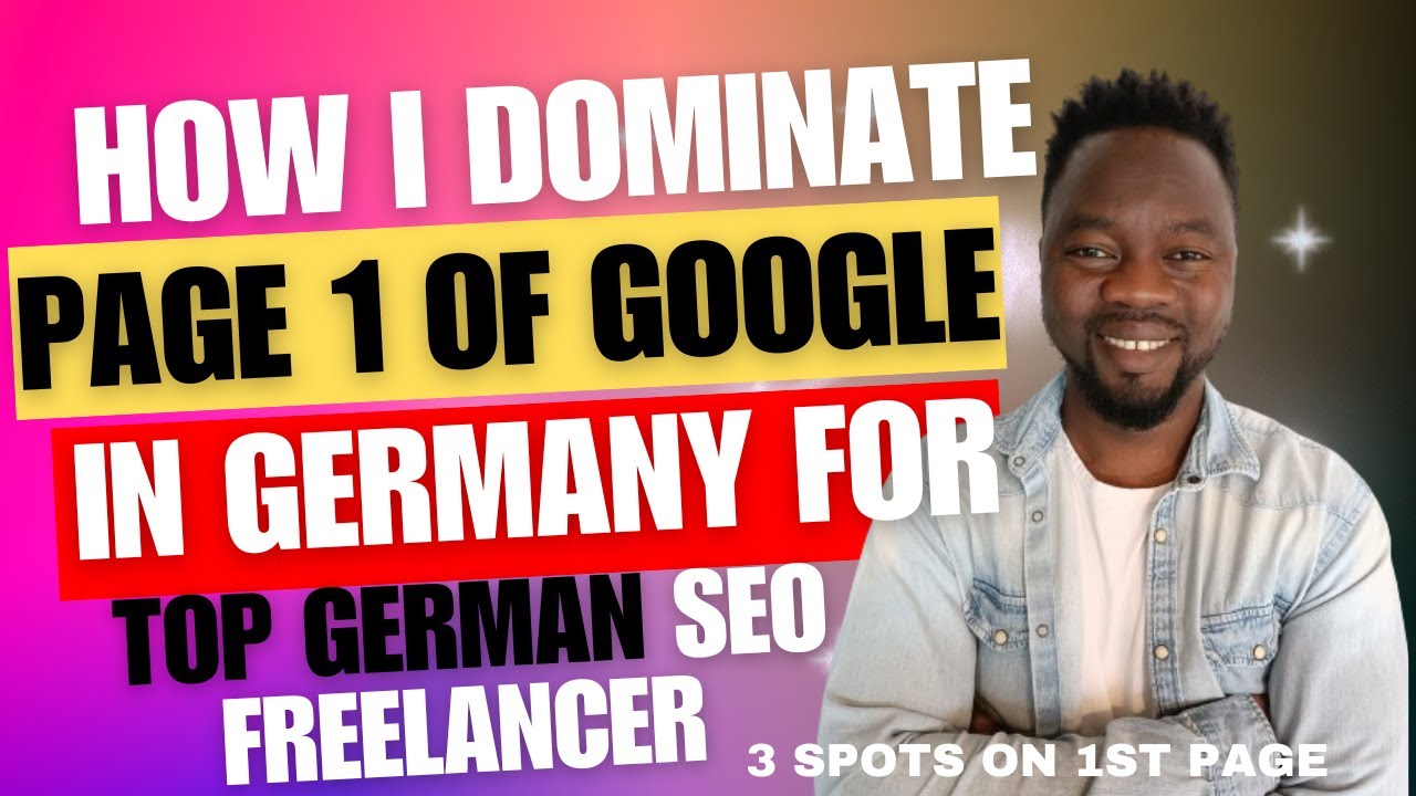 How I Rank #1 as the Top German SEO Freelancer | Insider Tips and Strategies