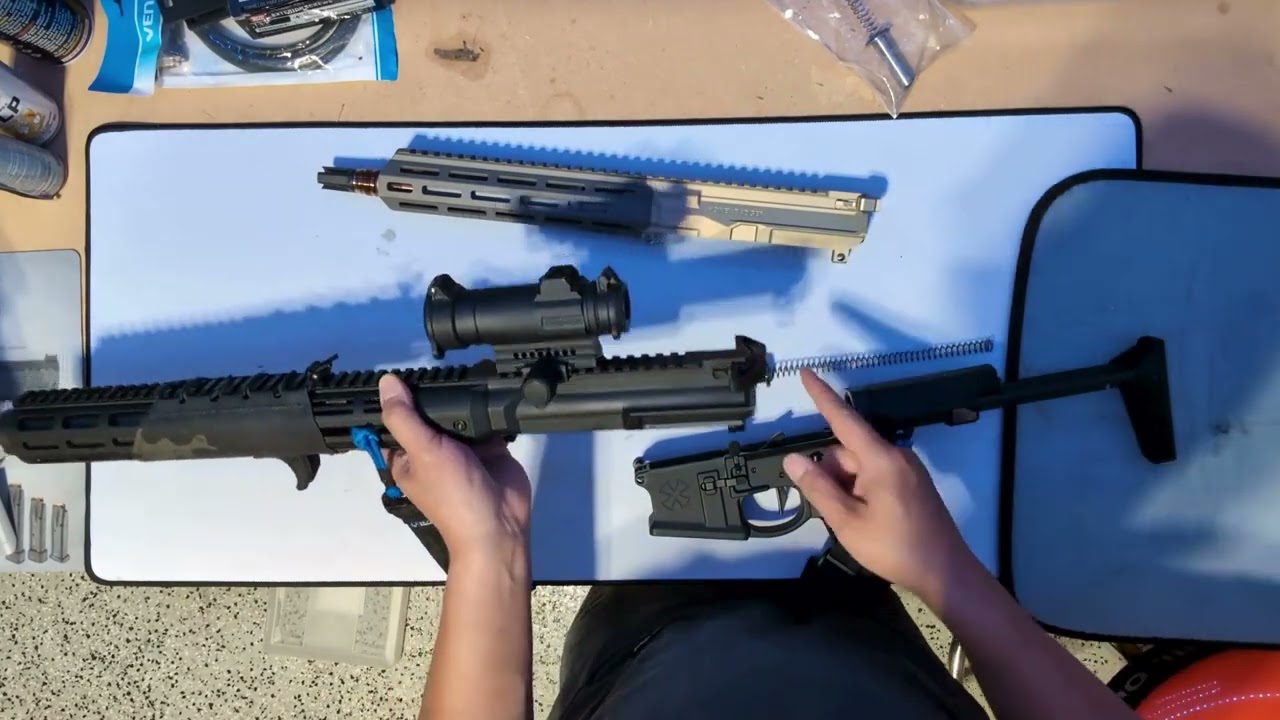 Noveske Ghetto Blaster / PDW-N4 with Q Honey Badger 556 upper