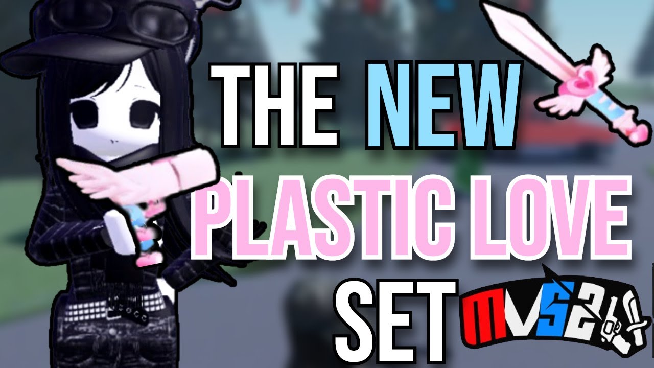 playing with the NEW plastic love set in mvs 2 | murderers vs sheriffs | roblox