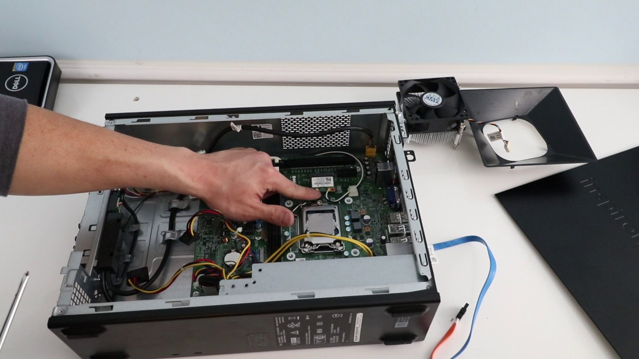 Разборка компактного ПК Dell Inspiron — обновление оперативной памяти и SSD