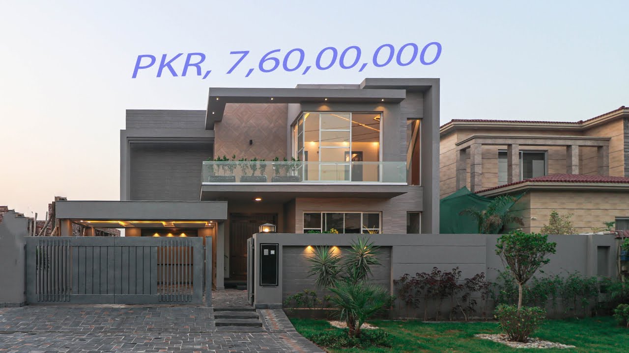 DHA Lahore, Phase 6, Price 7.60 Crore, 1 Kanal 50X90 Modern Design House, By President Group