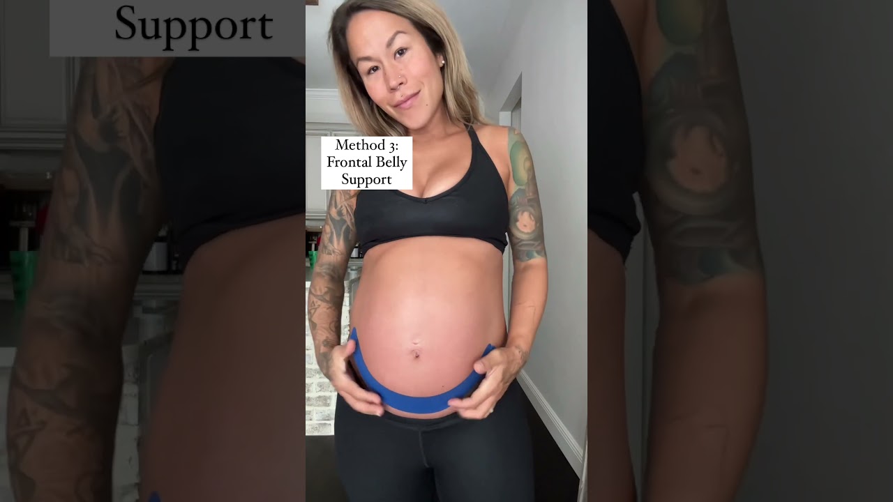 6 Kinesiology Tape Methods for Pregnancy. This helped me so much with back, belly, & pelvic pain.