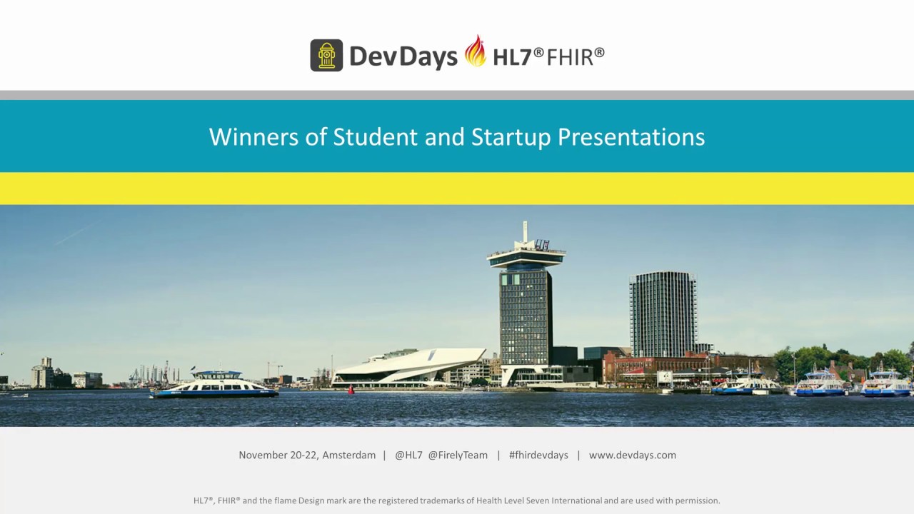 Competitors - Winners of Student and Startup Track | DevDays 2019 Amsterdam