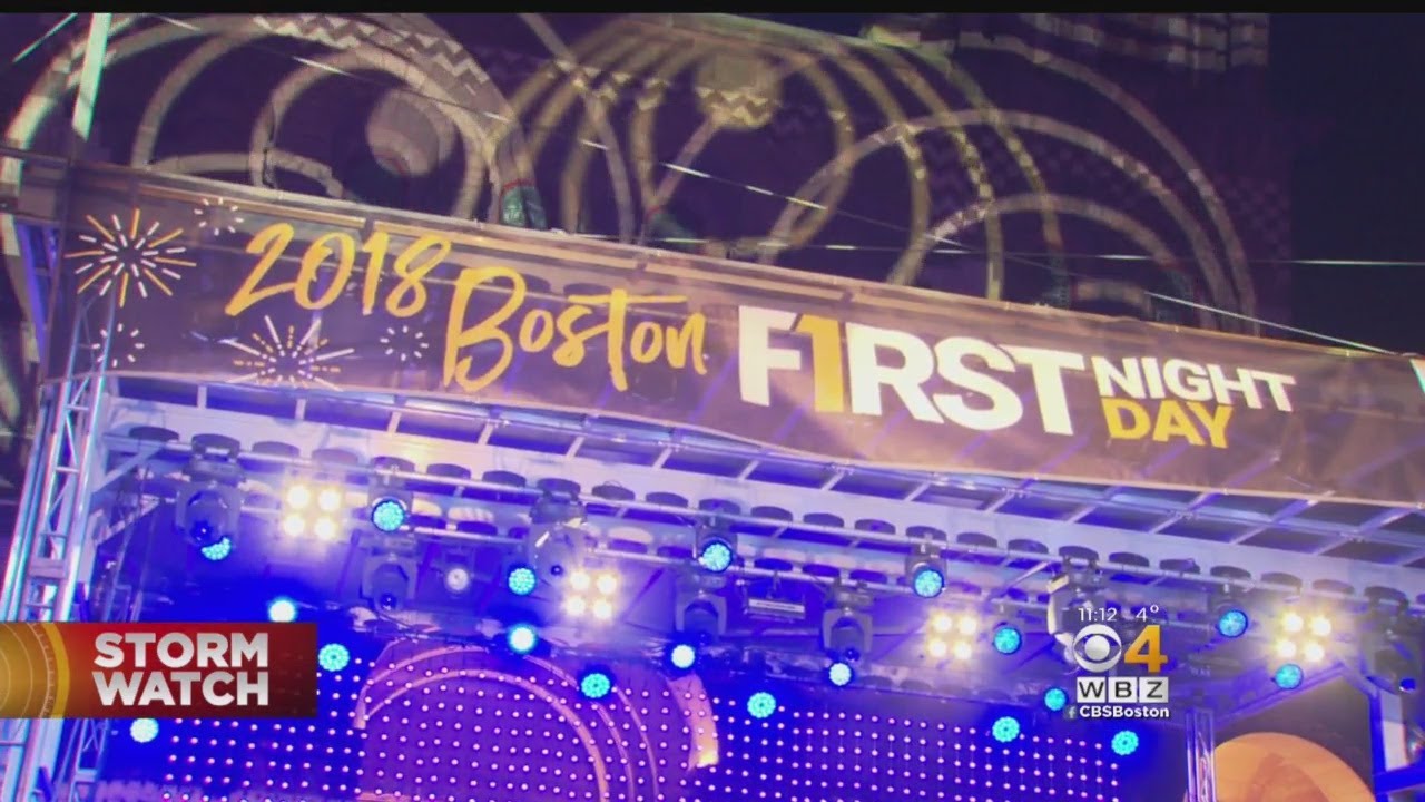 Hundreds Ring In Frigid New Year In Boston