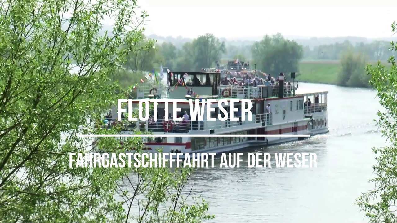 FAHRGASTSCHIFFFAHRT FLOTTE WESER  DER SPASS AUF DER WESER