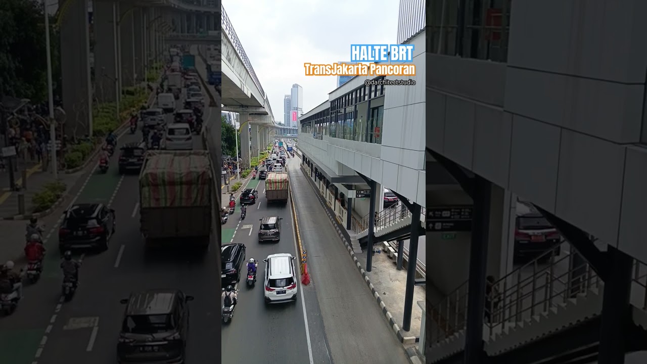 Halte BRT TransJakarta Pancoran #haltebusway #transjakarta #pancoranbarat #jakartaselatan #shorts