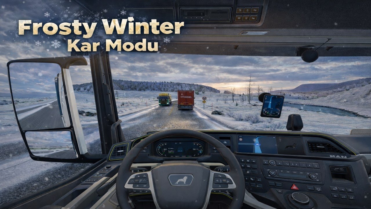 ETS2 Frosty Winter Deneyimi ❄️ MAN ile Nordic Horizons | Ultra Gerçekçi Grafik #eurotrucksimulator2