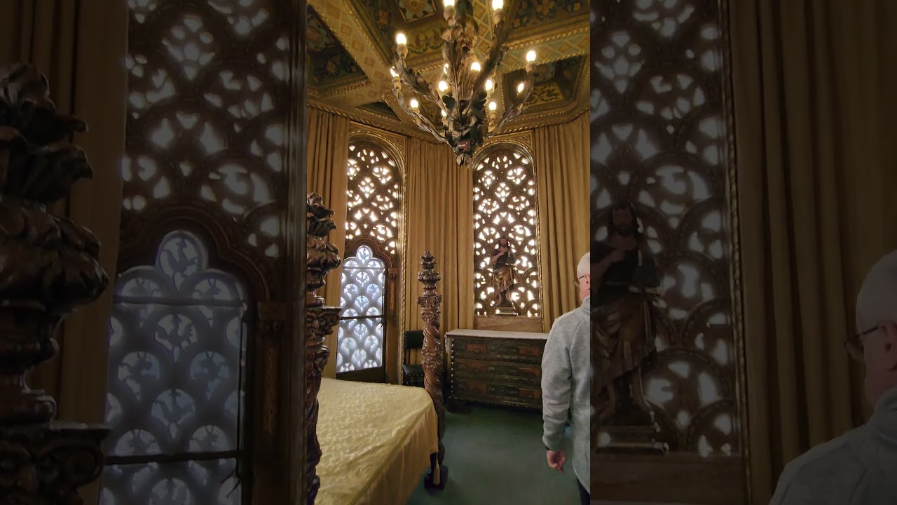 Intricately Detailed Bedroom at Hearst Castle