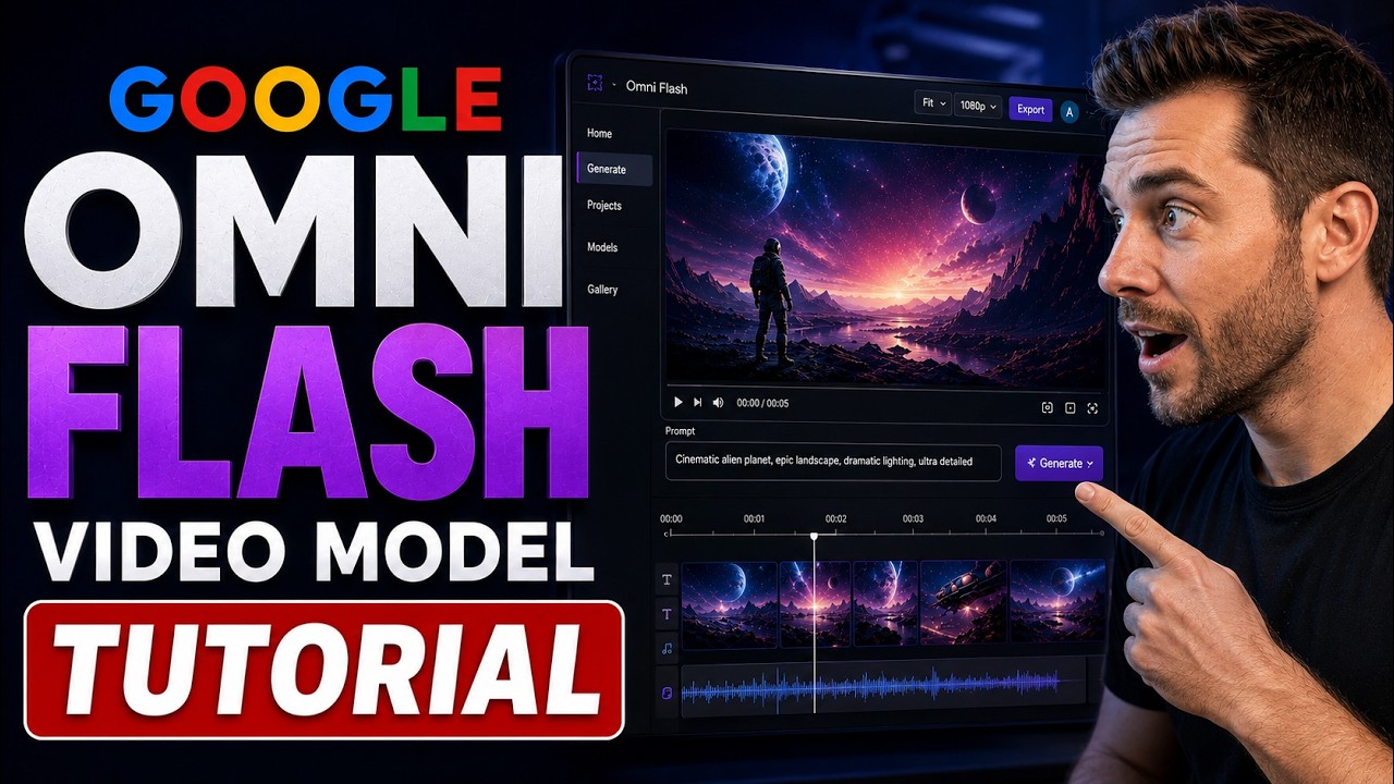Первый взгляд на новую нейросеть Google для создания видео: Omni Flash!