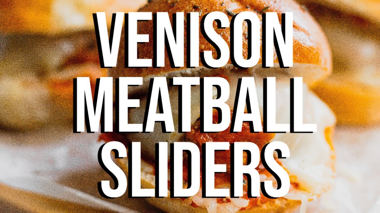 Easy Venison Meatball Sliders