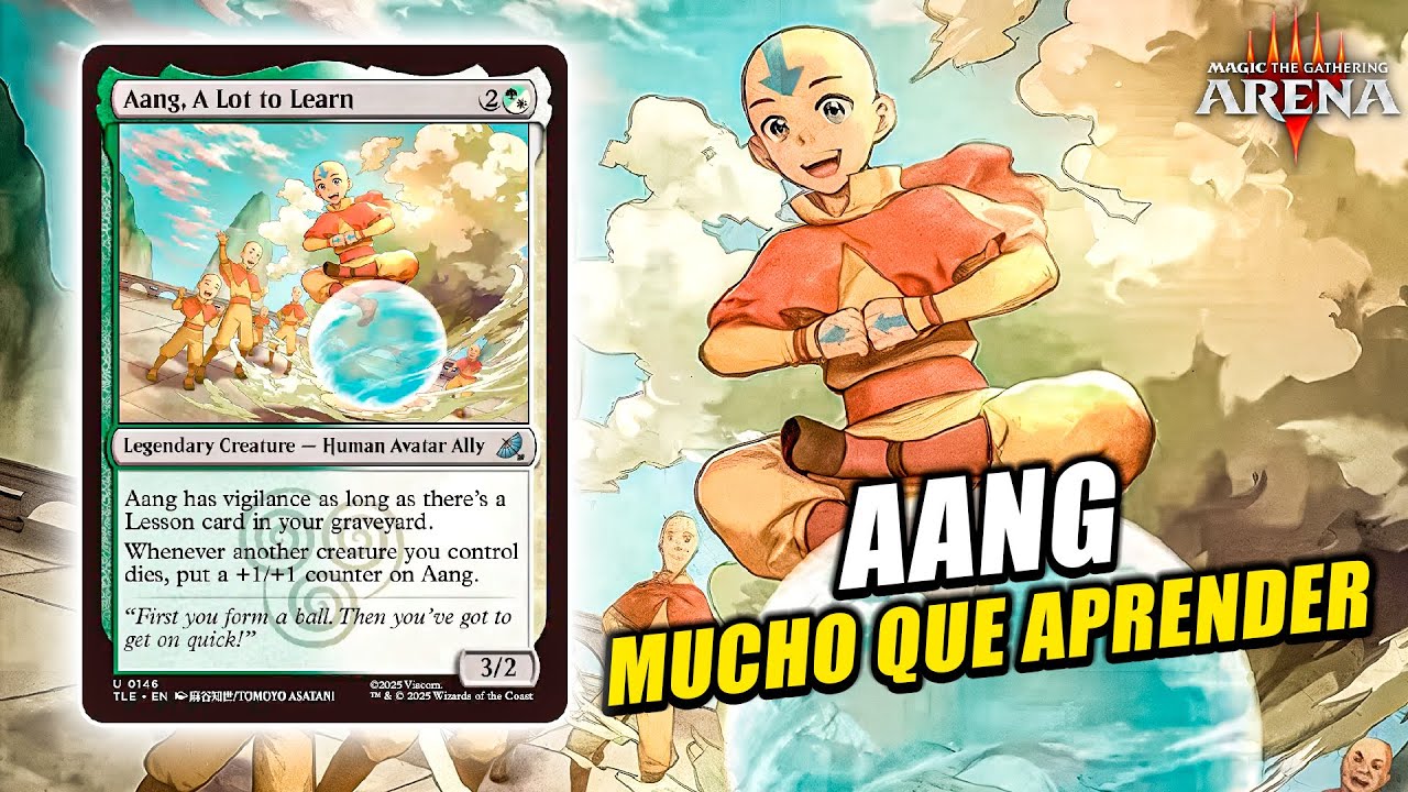 El MEJOR MAZO de: AANG, MUCHO QUE APRENDER// MAGIC THE GATHERING ARENA