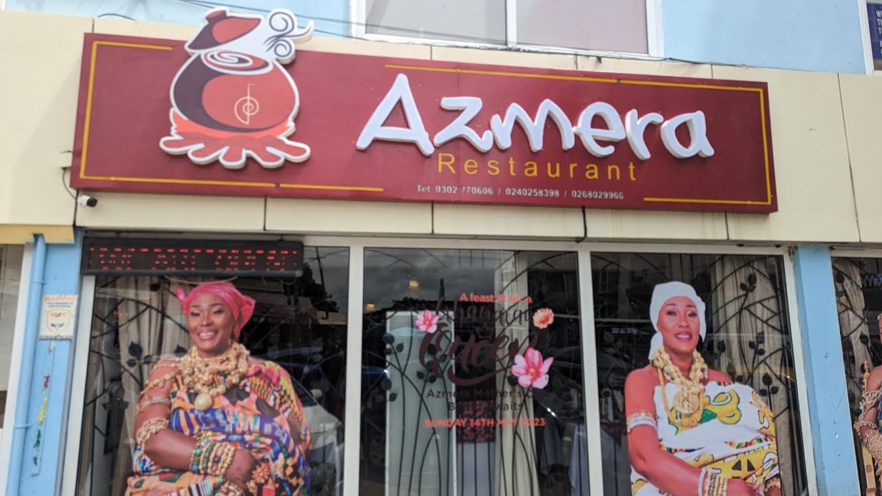 Azmera Restaurant Review in Accra, Ghana (20/05/2023).