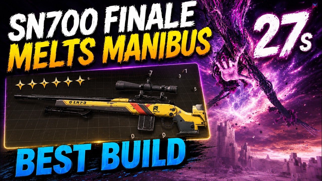 UPDATED SN700 MELTS Manibus Nightmare in 27s! 🔥| Best SN700 Finale Build | Once human SN700 Finale