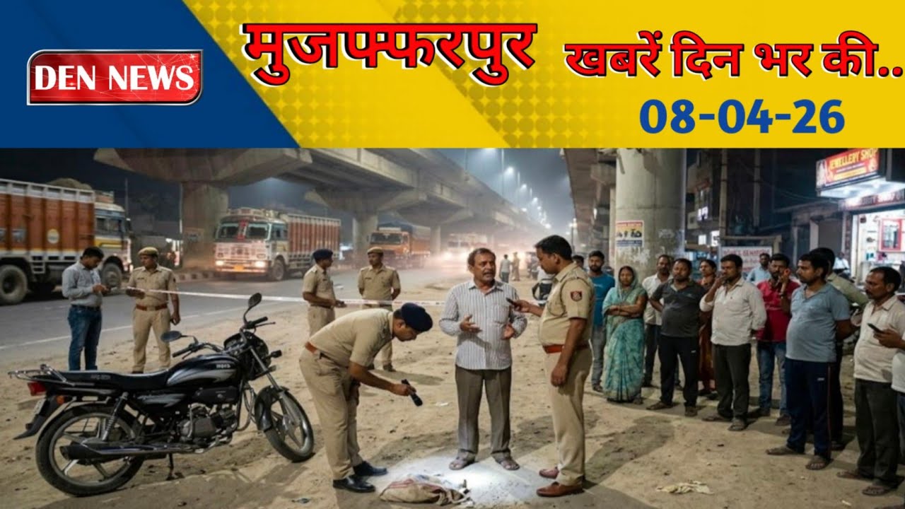 8 April 2026 - मुजफ्फरपुर की मुख्य ख़बरें |News Muzaffarpur लोकल टीवी चैनल