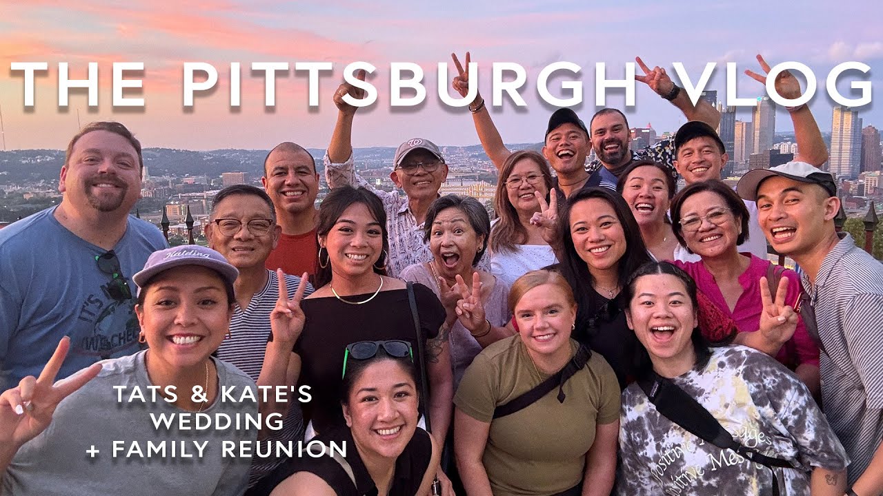 The Pittsburgh Vlog: My cousin married the love of her life and I vlogged the entire weekend.
