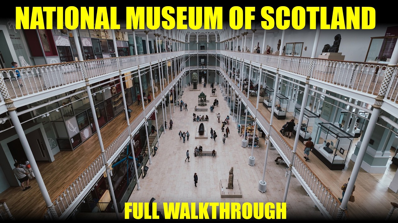 National Museum of Scotland - Full walkthrough Walking tour - Millenium clock full show