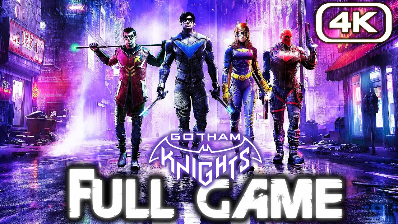 GOTHAM KNIGHTS Gameplay Walkthrough FULL GAME (4K 60FPS) No Commentary