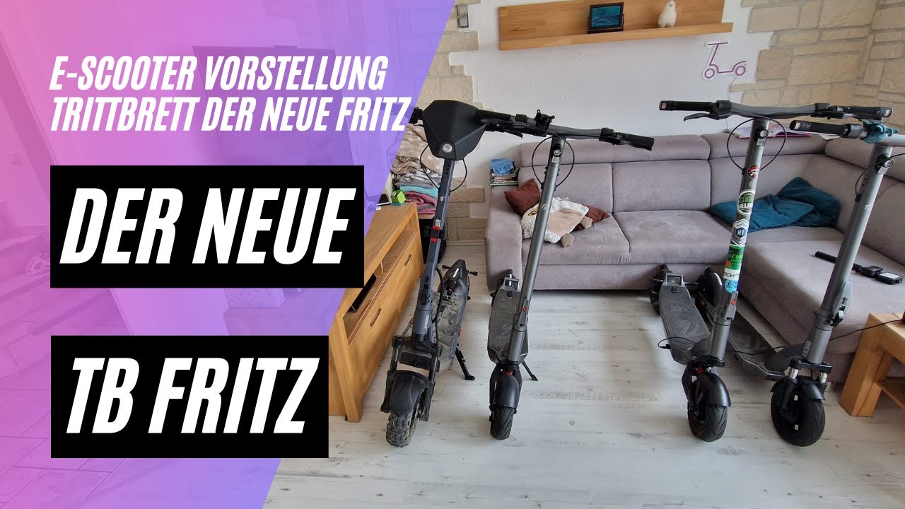 🛴 Der neue Trittbrett Fritz ✨ Vorstellung (48V, 18AH, 500W)