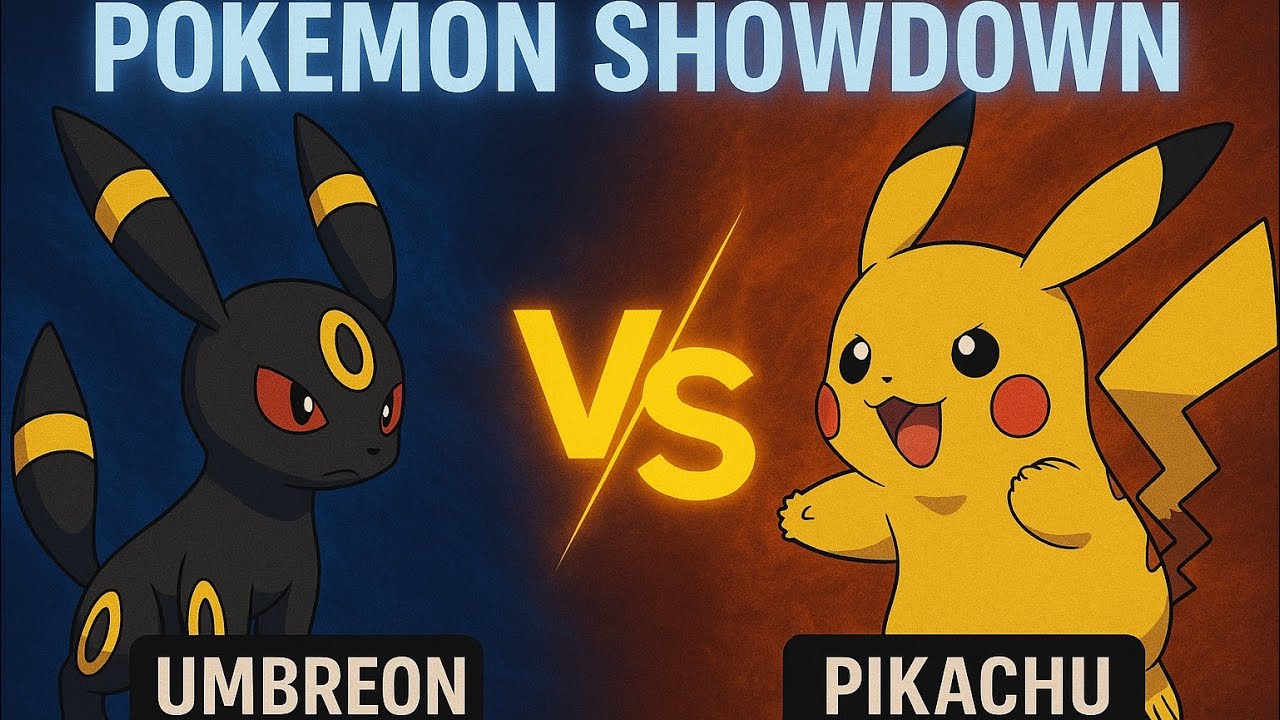 Pokémon Showdown Monotype Dark Dark Umbreon vs Ash