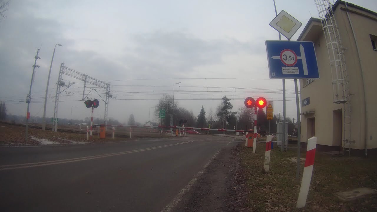 [4K] Przejazd kolejowy #Brzeszcze #6 ul. Pszczynska, Polish Railroad crossing, 踏み切りポーランド