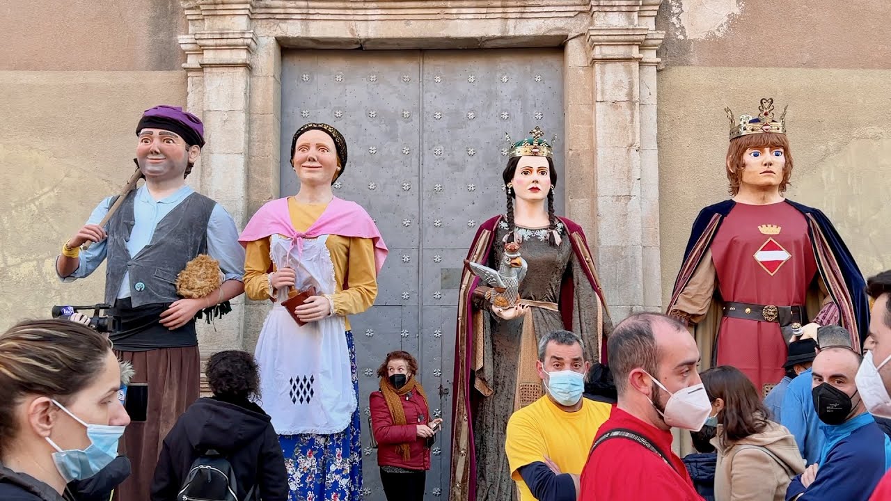 Cercavila dels elements festius de la mostra L’alt Camp fa festa (Decennals 2021+1)