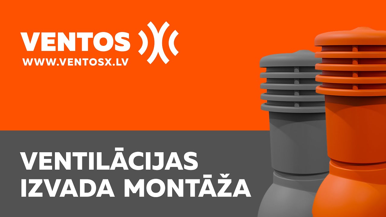 Ventos X ventilācijas izvads - montāža. Siltumizolācijas ventilācijai un ūdens tvaiku novadīšanai.