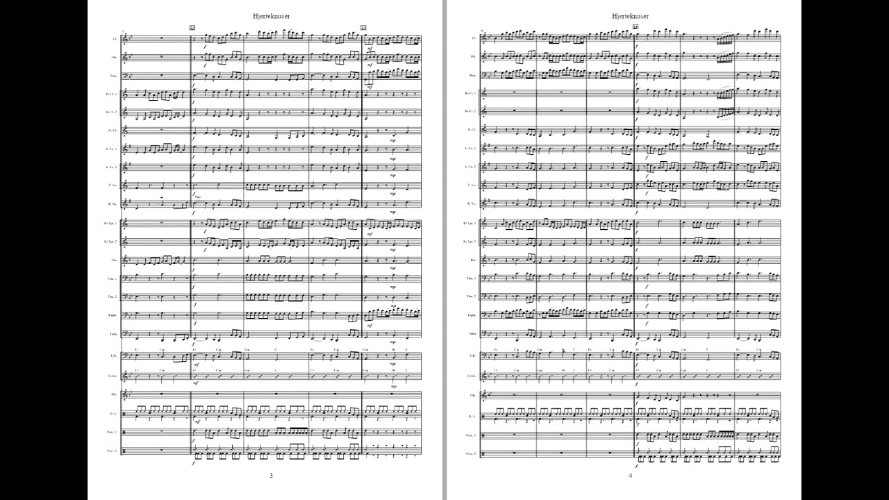 Hjerteknuser (Kaizers Orchestra) - arr: Heimdal. Available for Brass and Concert Band, Grade 3.