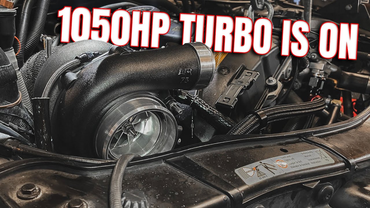 BMW N54 RHD Single Turbo & Downpipe Fitted! Part 4