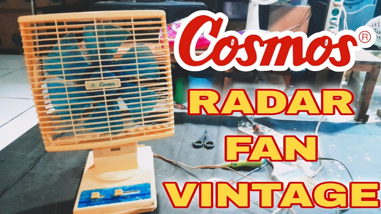 😲 Kipas angin Radar Fan Cosmos jadul. 🪛  Tutorial bongkar pasang dan pembersihan. 🛠