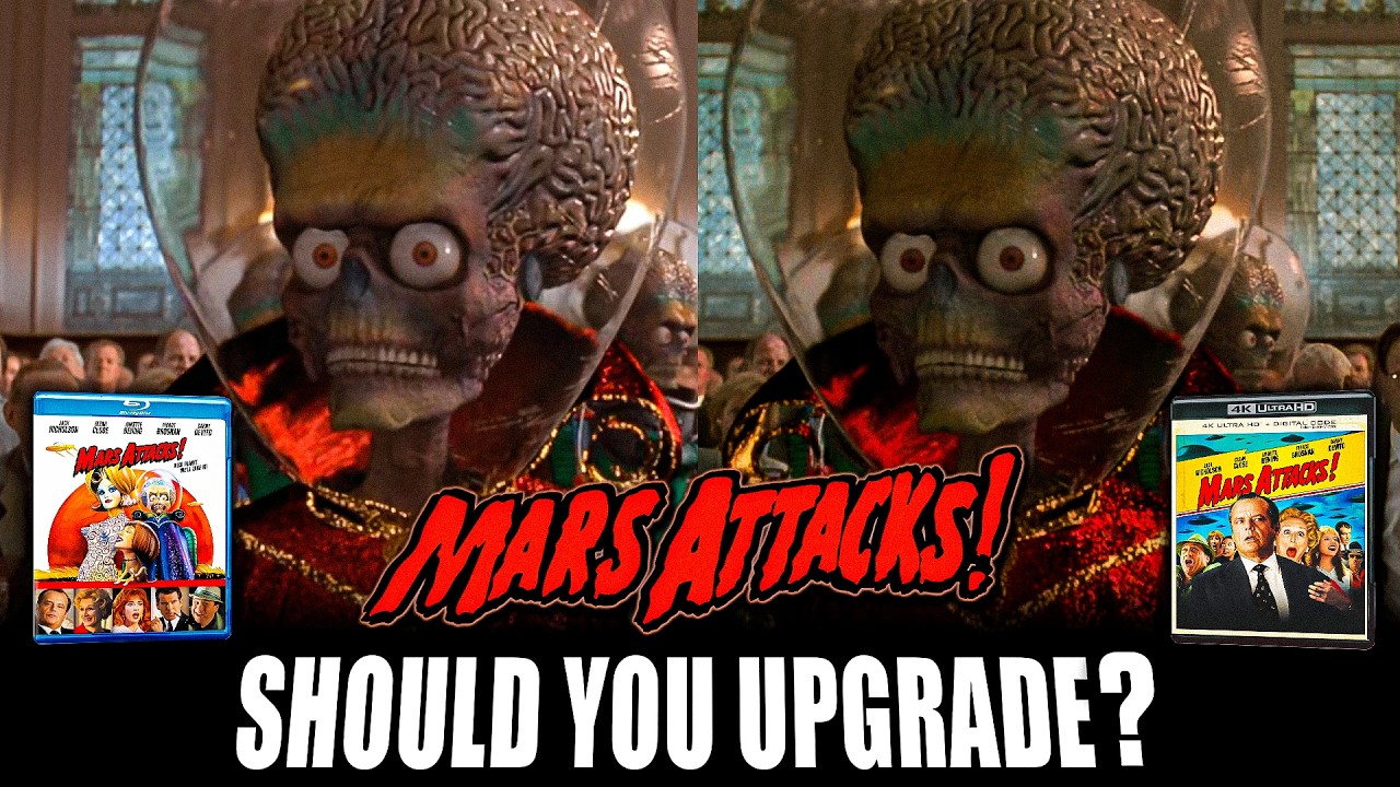 Mars Attacks! (1996) 4K UHD Review | 2010 Blu ray vs New 4K
