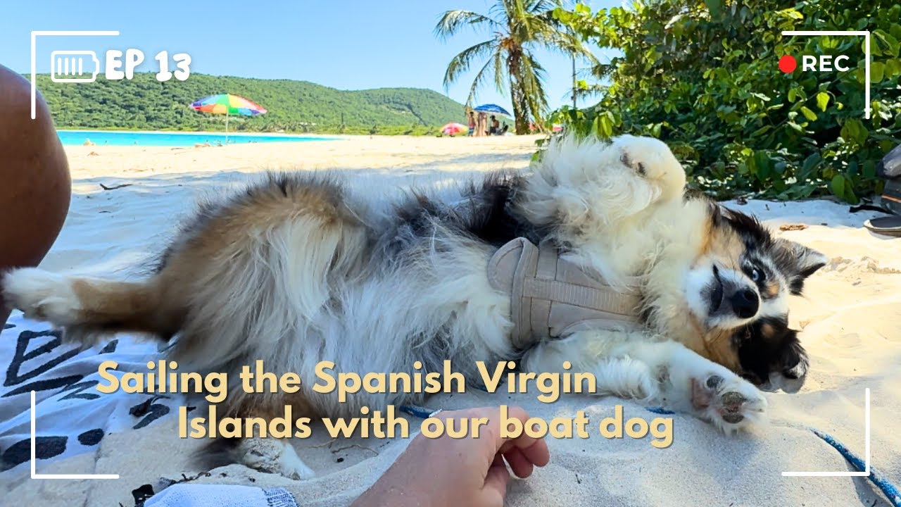 Sailing around the Spanish Virgin Islands (& we flip our dinghy?!) | Sailing Afterglow S1E13