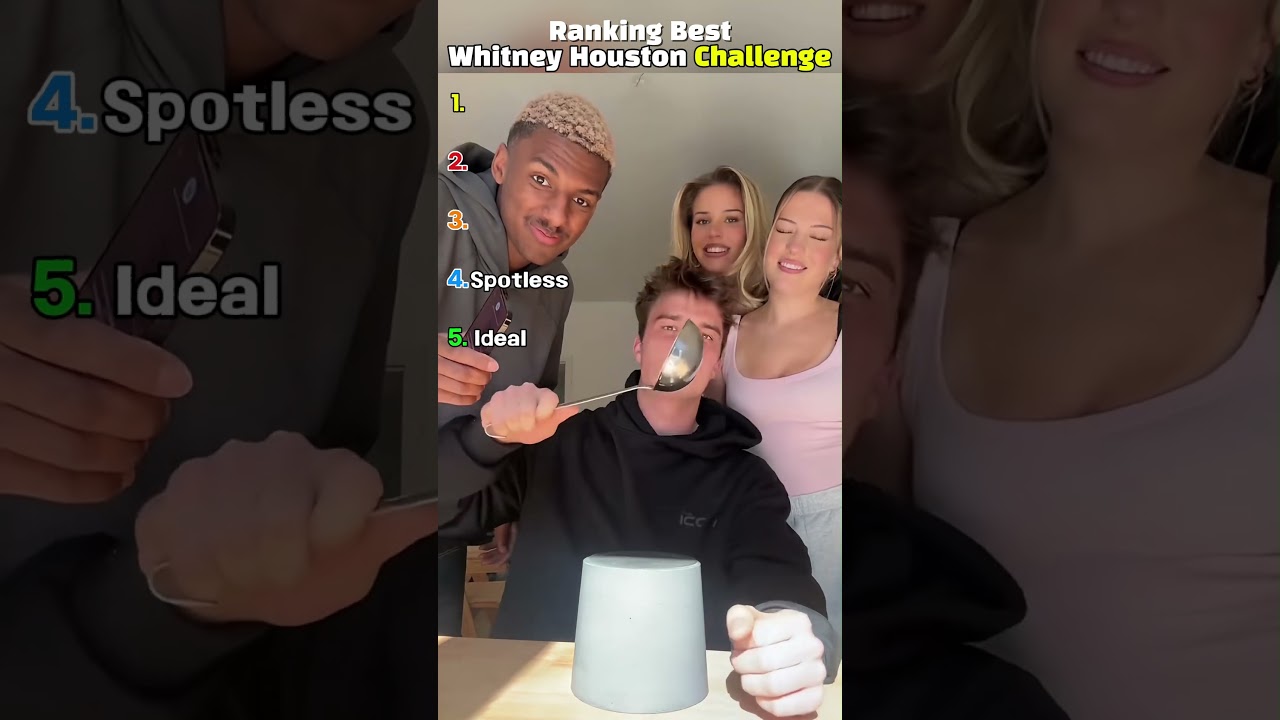 Ranking Best Whitney Houston Drum Challenge 😂#funny #funnymoments #ranking #top5