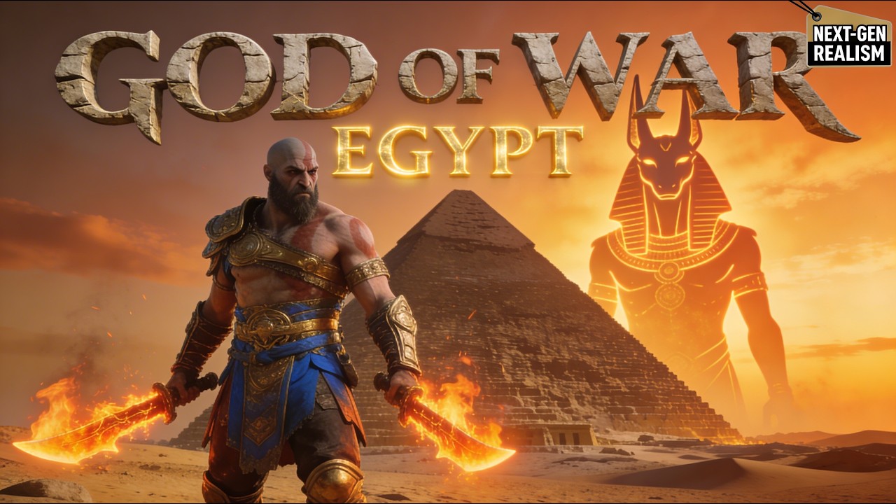 GOD OF WAR: EGYPT - AI First Gameplay Reveal (4K 60FPS)