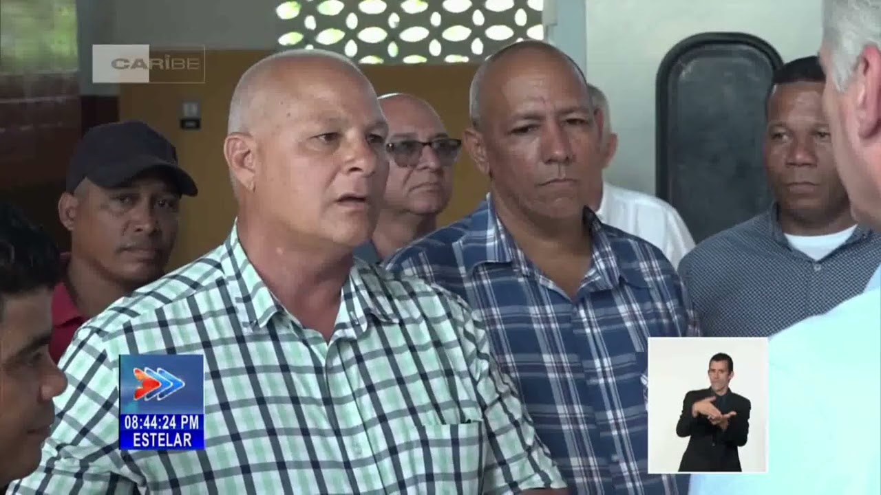 Santiago de Cuba: Recorrió Díaz-Canel lugares vinculados a la producción de alimentos