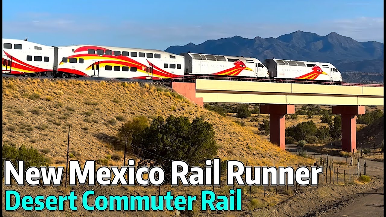 ⁴ᴷ⁶⁰ Exploring the New Mexico Rail Runner Commuter Train