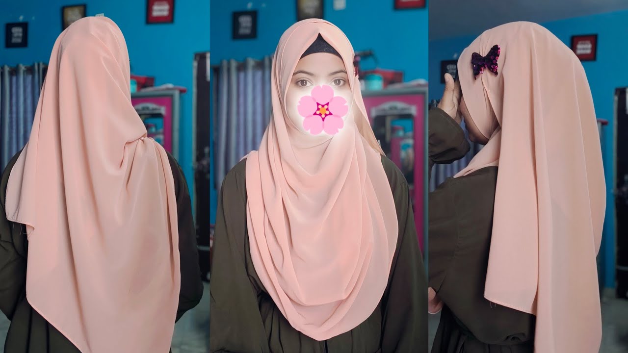 Simple and full coverage hijab tutorial 😍 #trending #hijabstyle #hijabtutorial #style