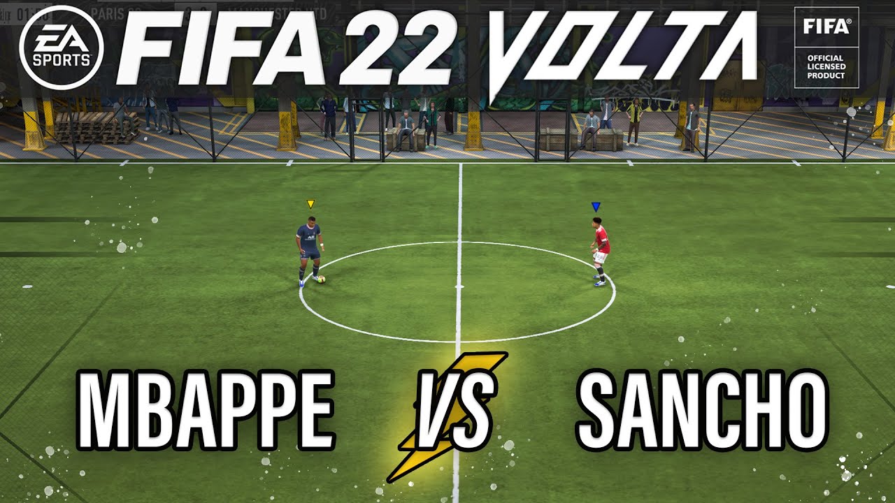 MBAPPE VS SANCHO (1vs1) | FIFA 22 Volta Football