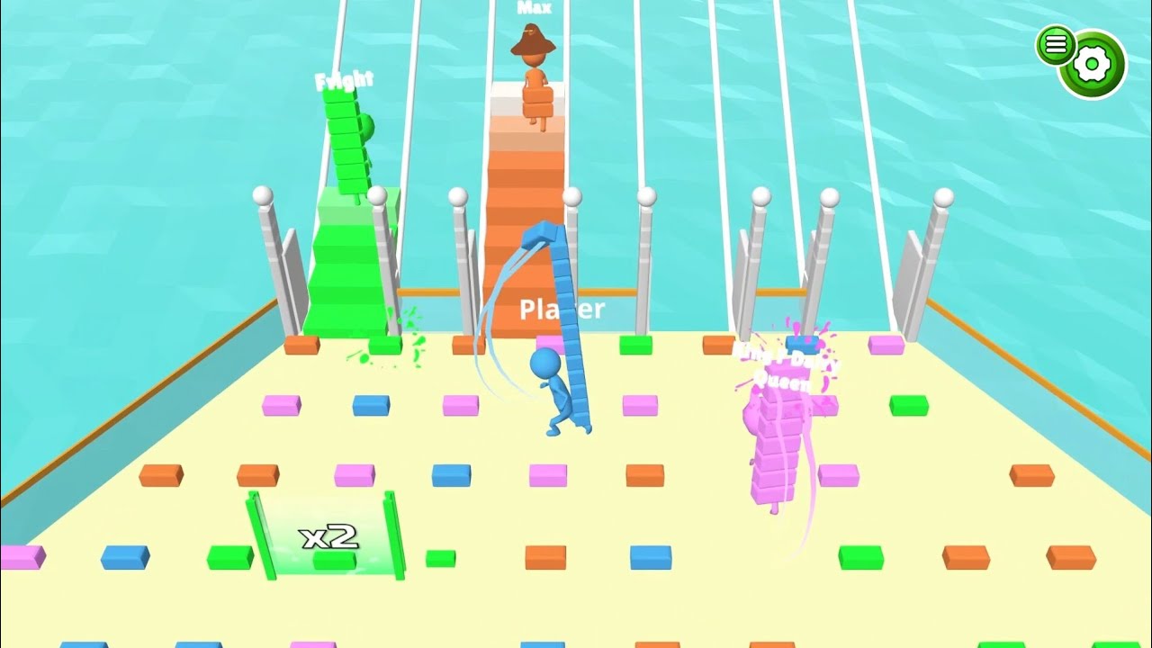 Bridge race game video 🎮