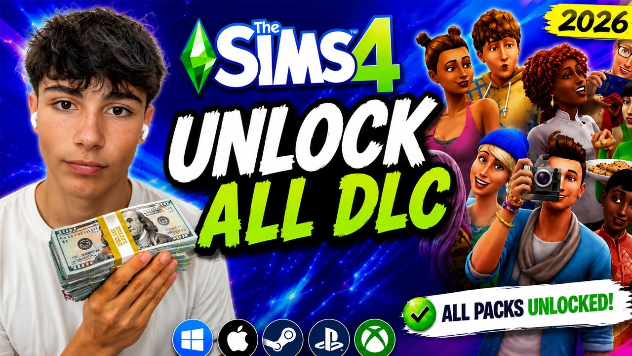 Sims 4 DLC UNLOCKER (Mac, PC, Steam, Playstation, Xbox) ✅ ALL Sims 4 Expansion DLC for FREE