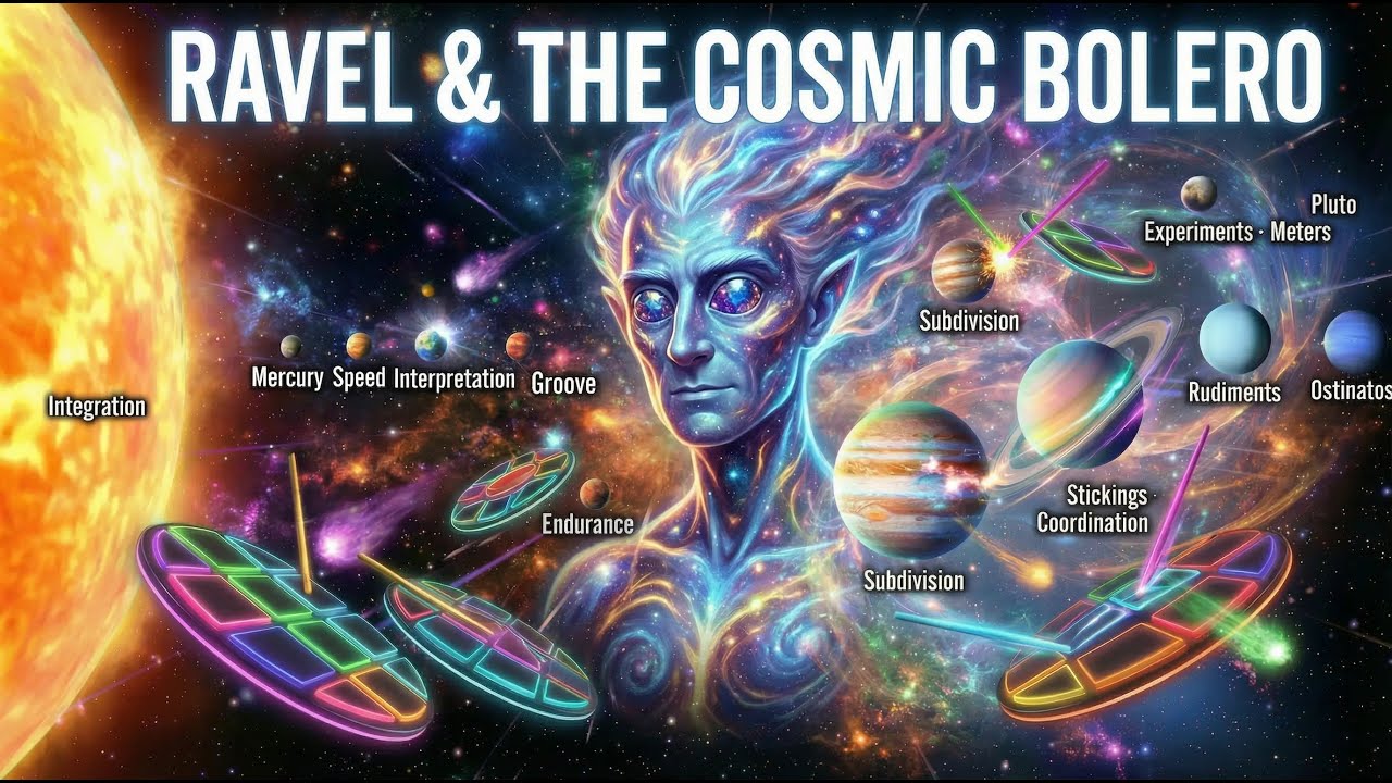 👽 Ravel & The Cosmic Bolero | Drum Workout 🥁