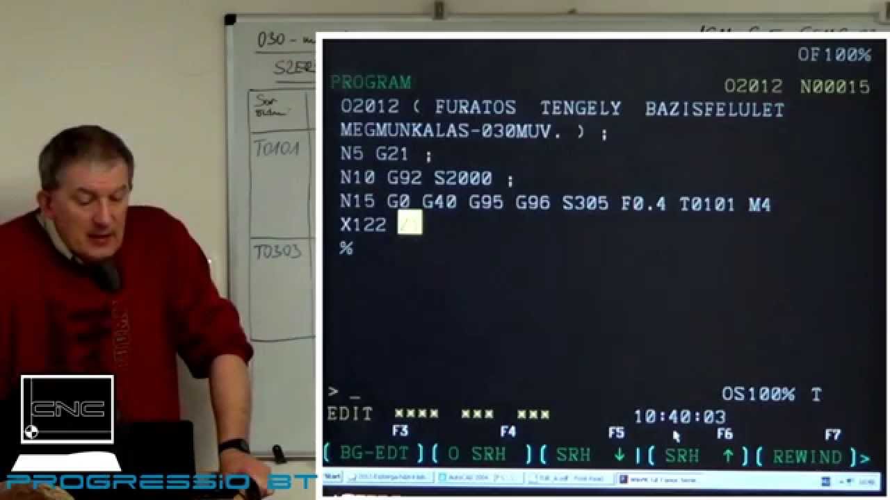CNC programozó tanfolyam ONLINE