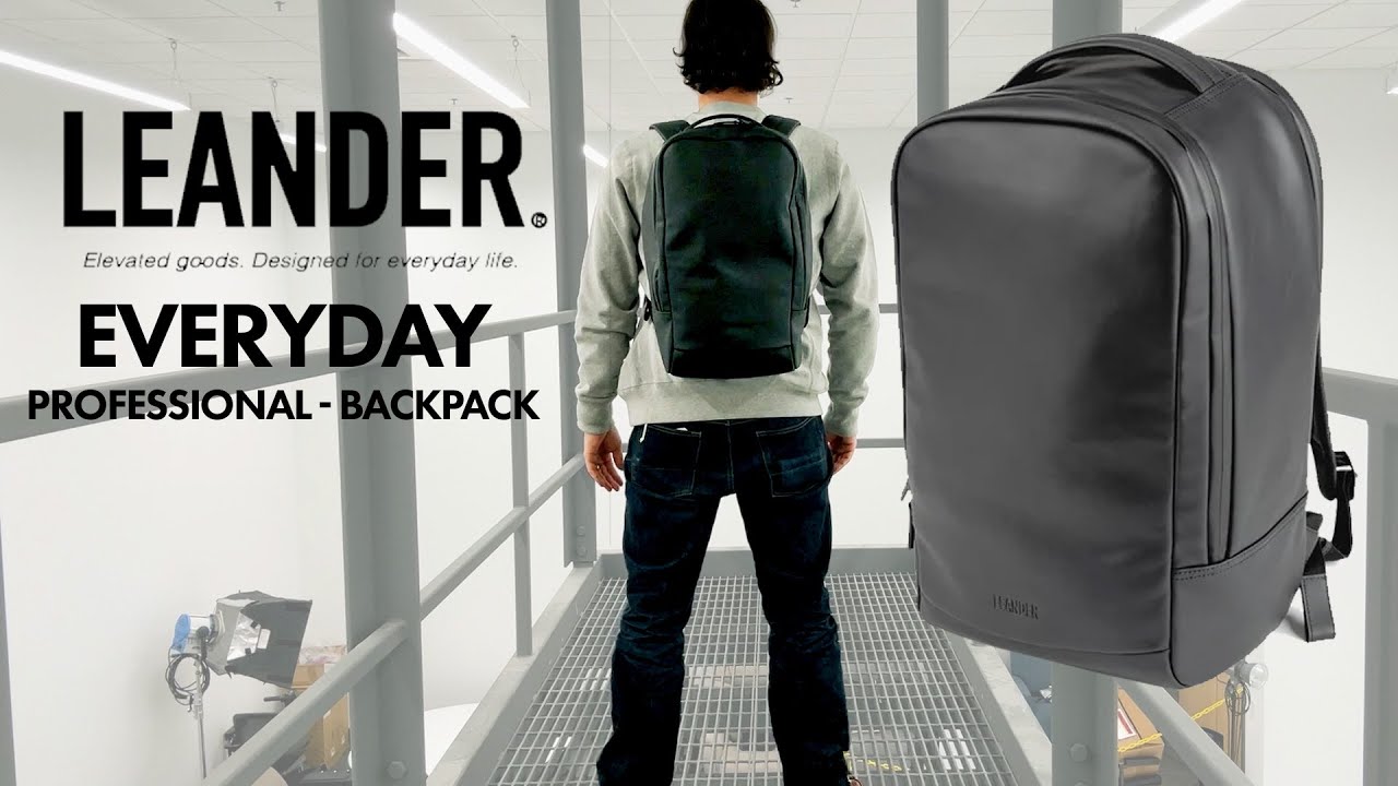 Leander Everyday Professional Backpack | Sleek and Clean for ANY Office