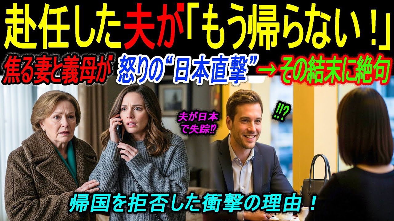 【外国人の反応】「何があっても連れて帰る！」日本で暮らすカナダ人夫が家族との連絡を絶った理由とは？再会した瞬間、妻と母が見た“変わり果てた姿”とは？