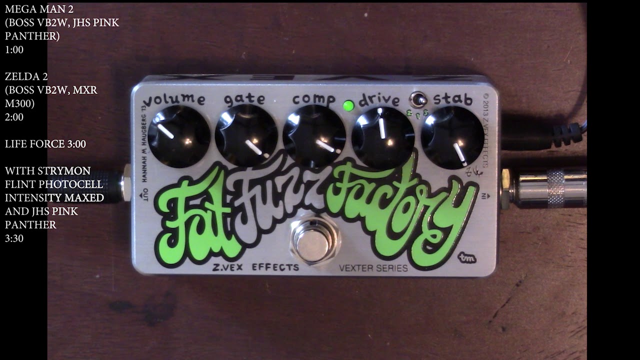 ZVEX FAT FUZZ FACTORY NINTENDO SOUNDS
