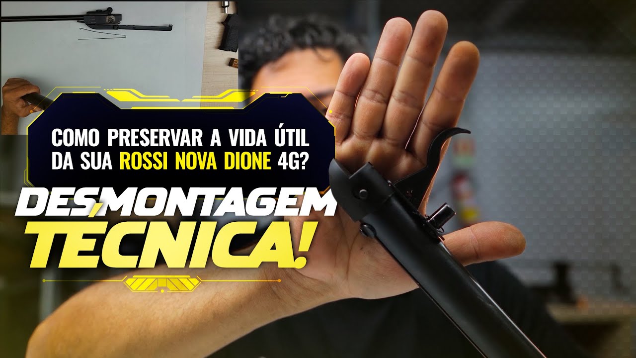 MANUTENÇÃO DETALHADA DA ROSSI NOVA DIONE 4 GERAÇÃO | DESMONTAGEM TÉCNICA COM ARMEIRO