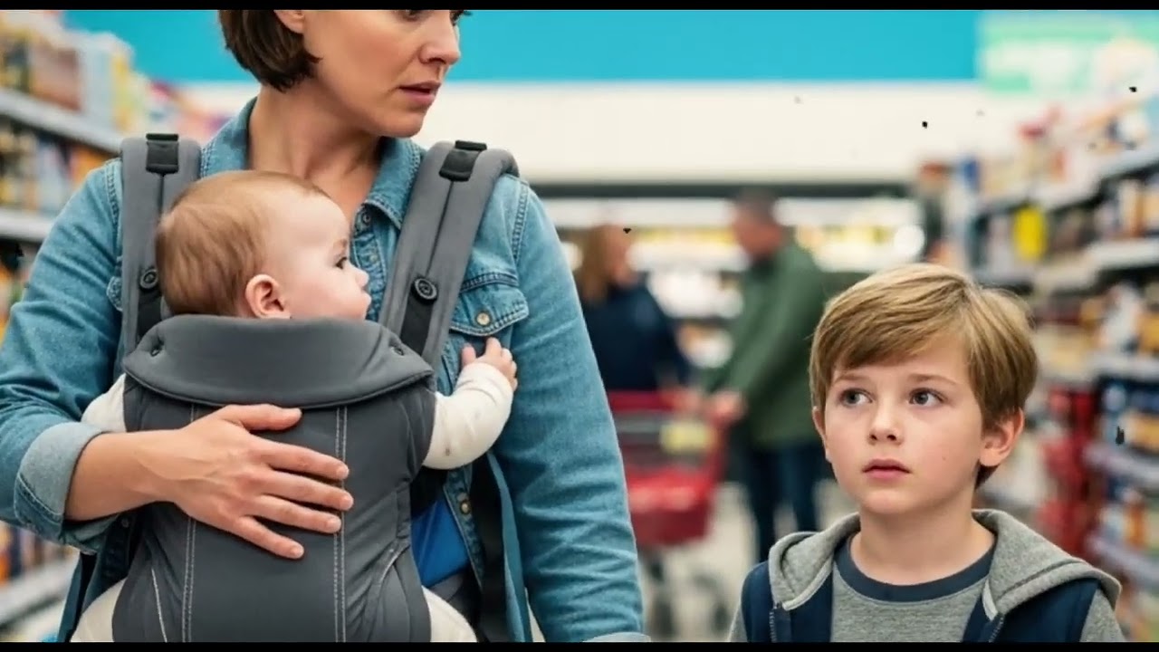 Poor Mom and Baby in a Grocery Store — The Billionaire’s Son Makes a Shocking Choice...