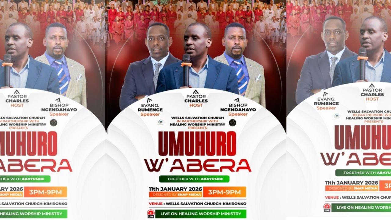 🔴LIVE ||UMUHURO W'ABERA   WITH EV. RUMENGE II BISHOP NGENDAHAYO 11.01.2026