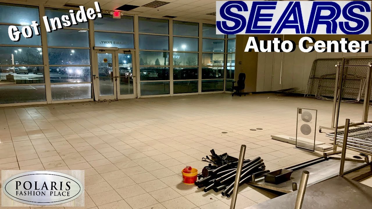 Inside the Closed SEARS Auto Center Polaris Fashion Place Mall #abandoned #exploring #sears